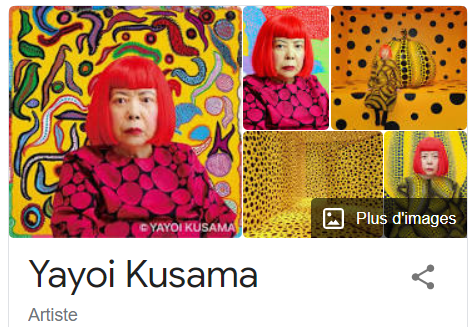 Yayoi Kusama japonese artist