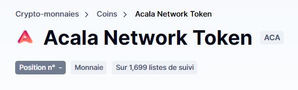 Acala Network Token