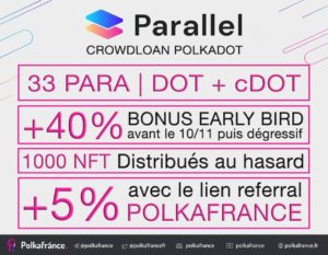Parallel Finance crowdloan programme