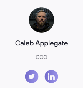 Caleb Applegate COO Efinity