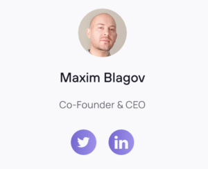Maxime Blagov CEO Efinity
